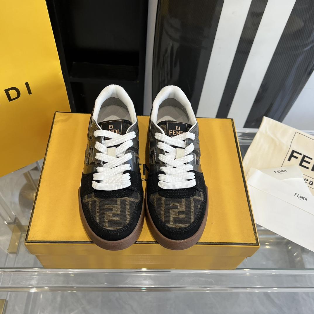 Fendi Fendi Match Lace-up Sneakers - PerfectKickZ