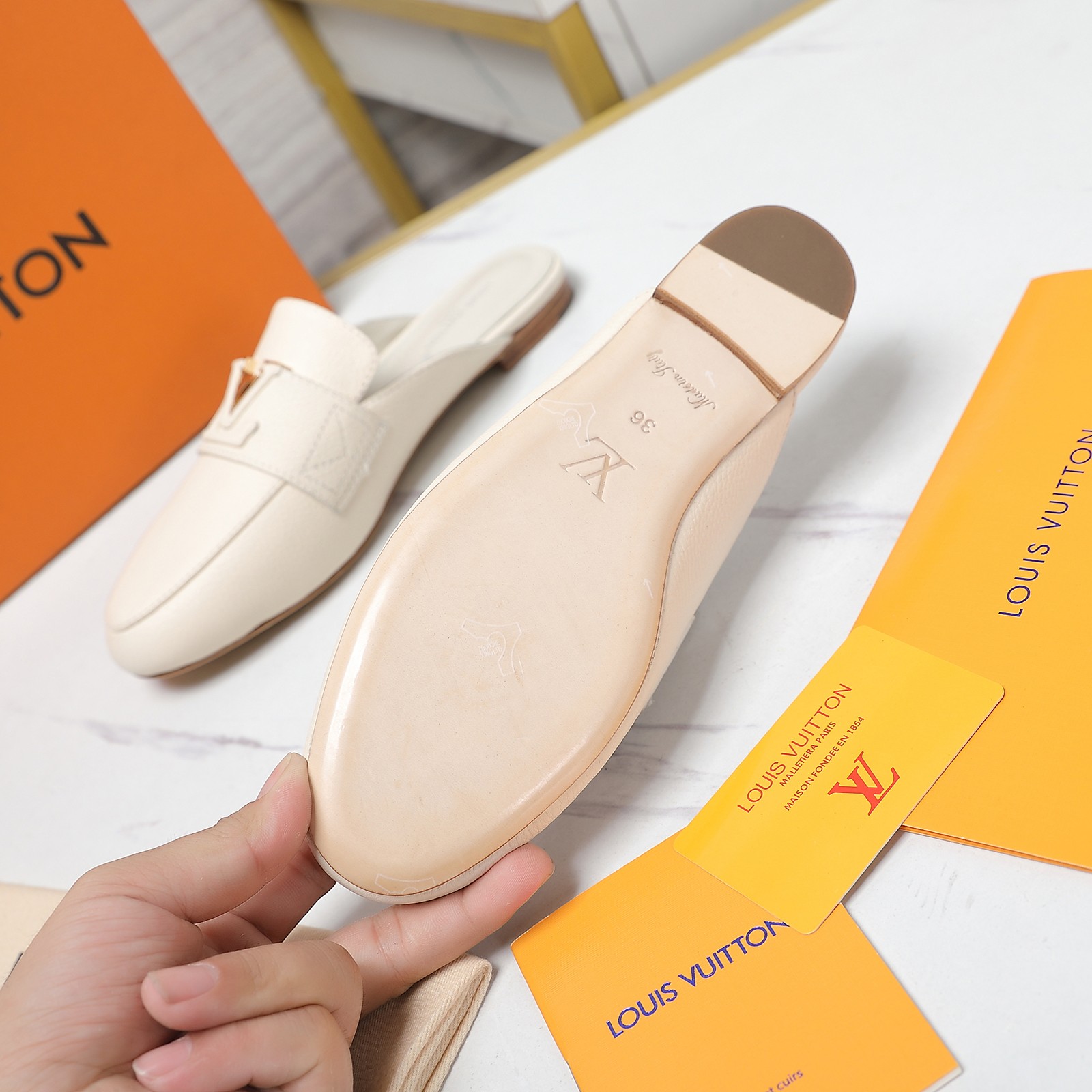 Louis Vuitton LV Capri Open Back Loafer - PerfectKickZ