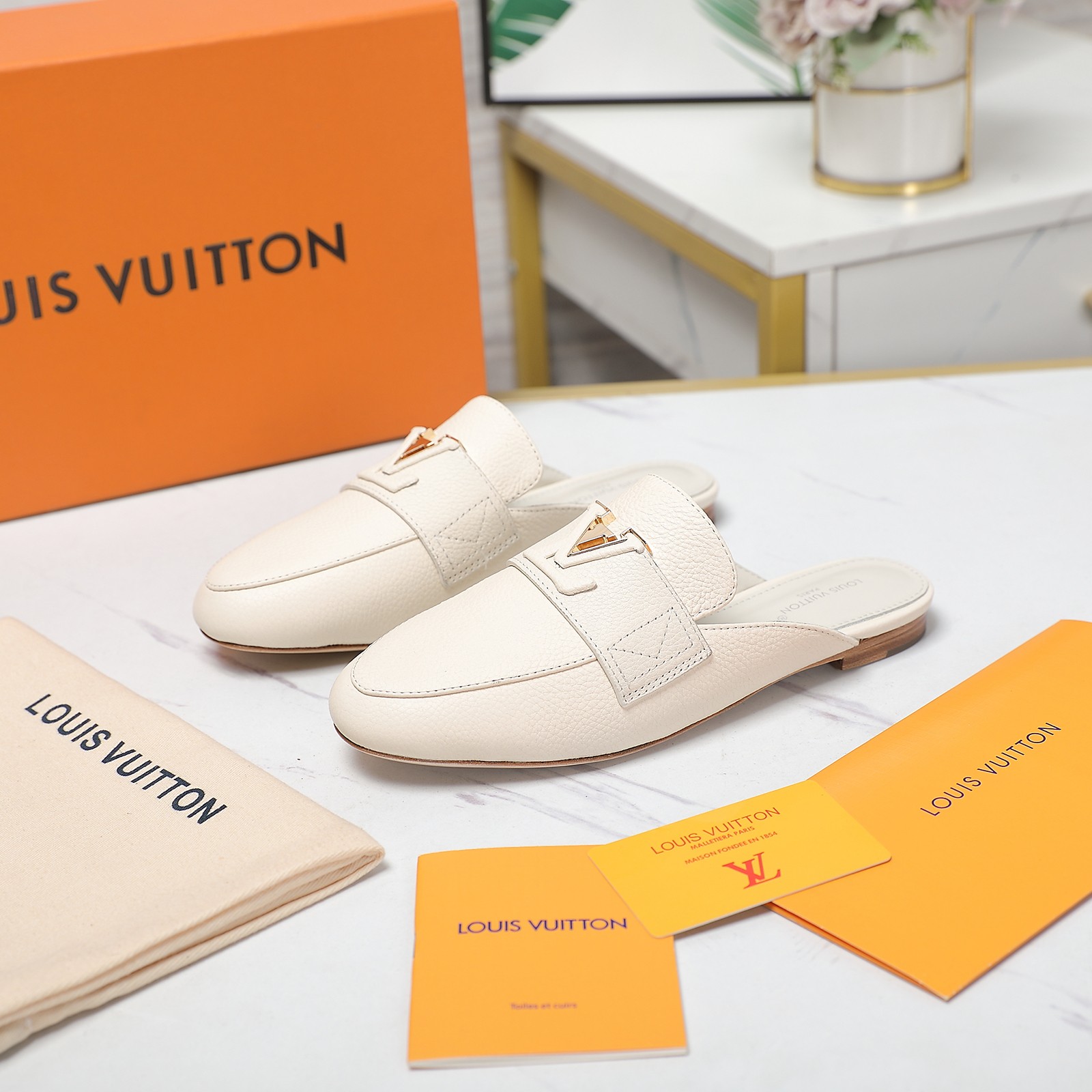 Louis Vuitton LV Capri Open Back Loafer - PerfectKickZ