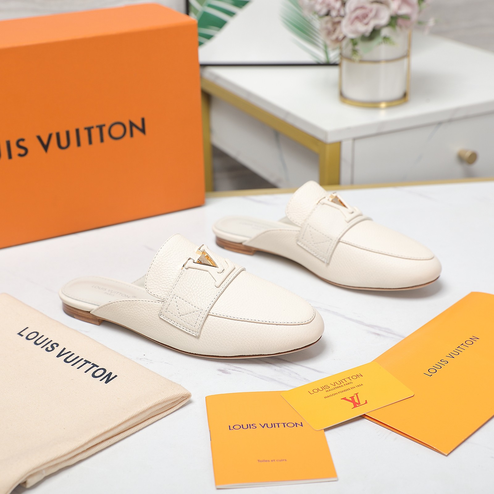 Louis Vuitton LV Capri Open Back Loafer - 