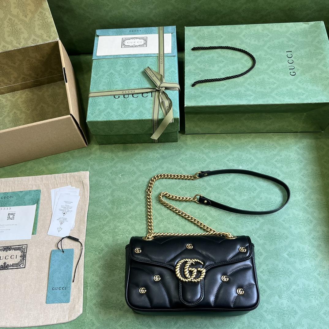 Gucci GG Marmont Small Shoulder Bag - PerfectKickZ