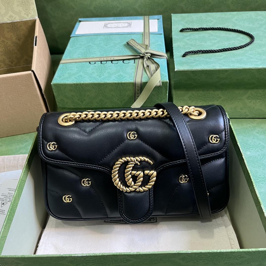 Gucci GG Marmont Small Shoulder Bag - PerfectKickZ
