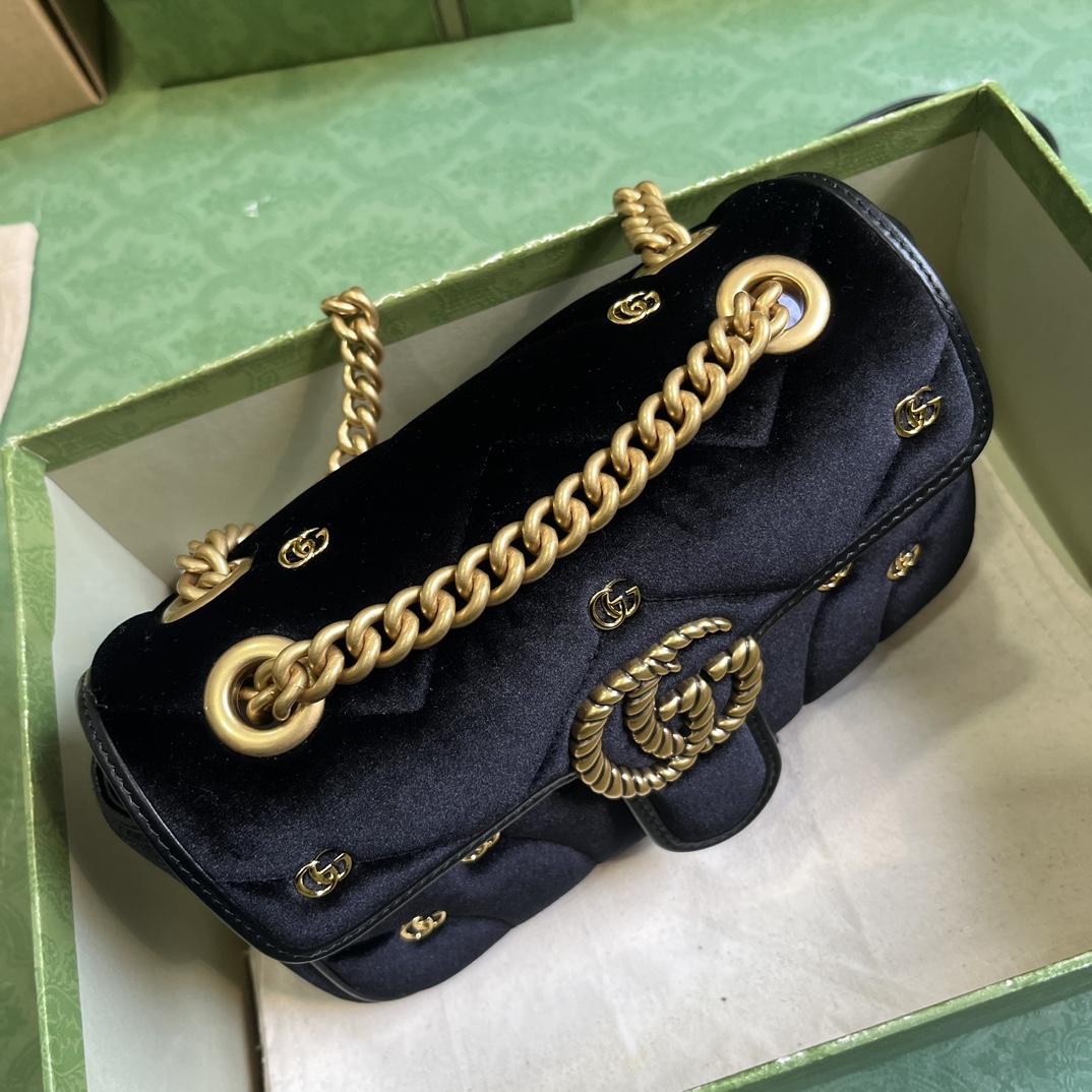 Gucci GG Marmont Mini Shoulder Bag - PerfectKickZ