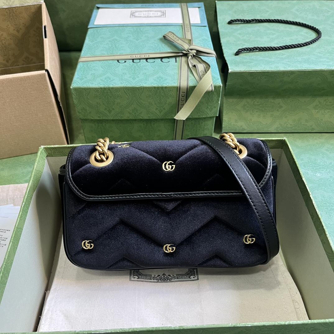 Gucci GG Marmont Mini Shoulder Bag - PerfectKickZ