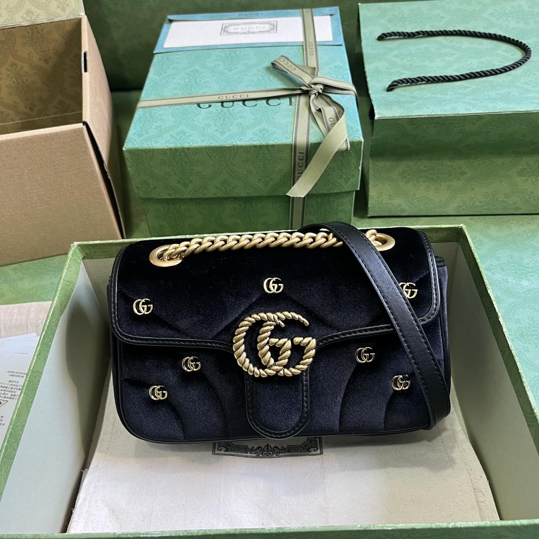 Gucci GG Marmont Mini Shoulder Bag - PerfectKickZ