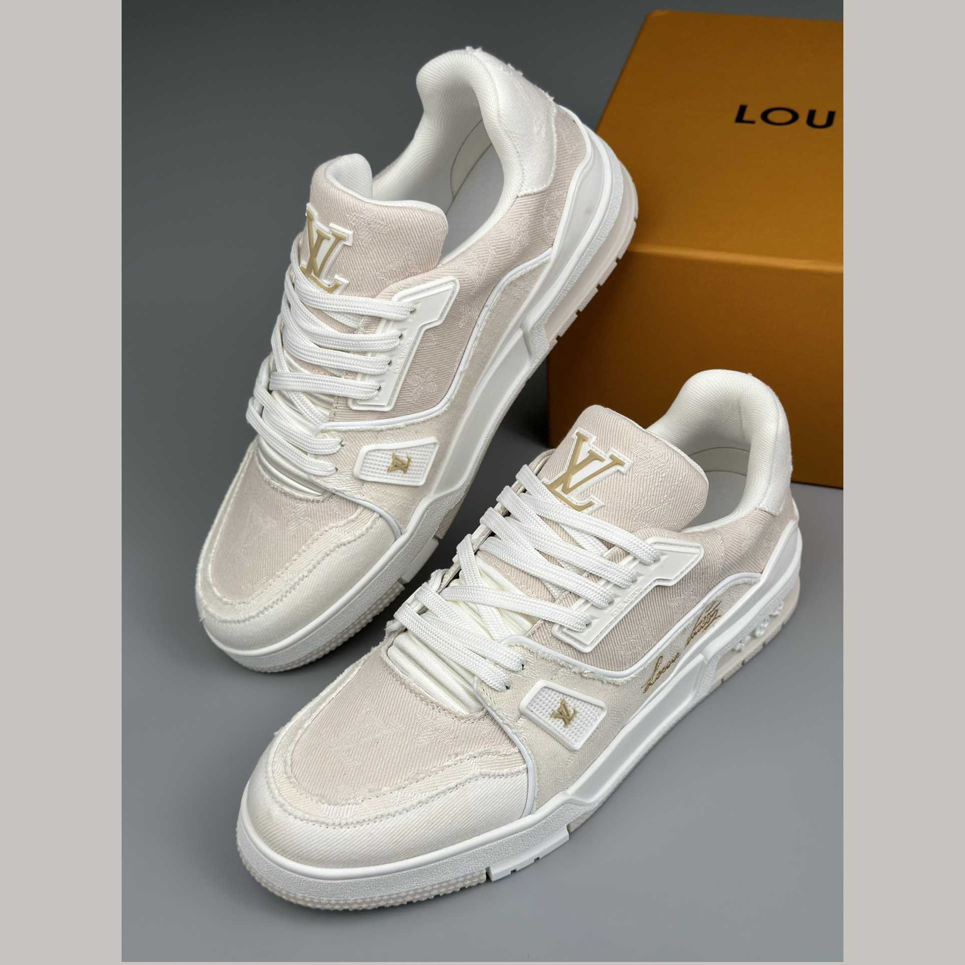 Louis Vuitton lv Trainer Sneaker (Upon UK Size) - PerfectKickZ