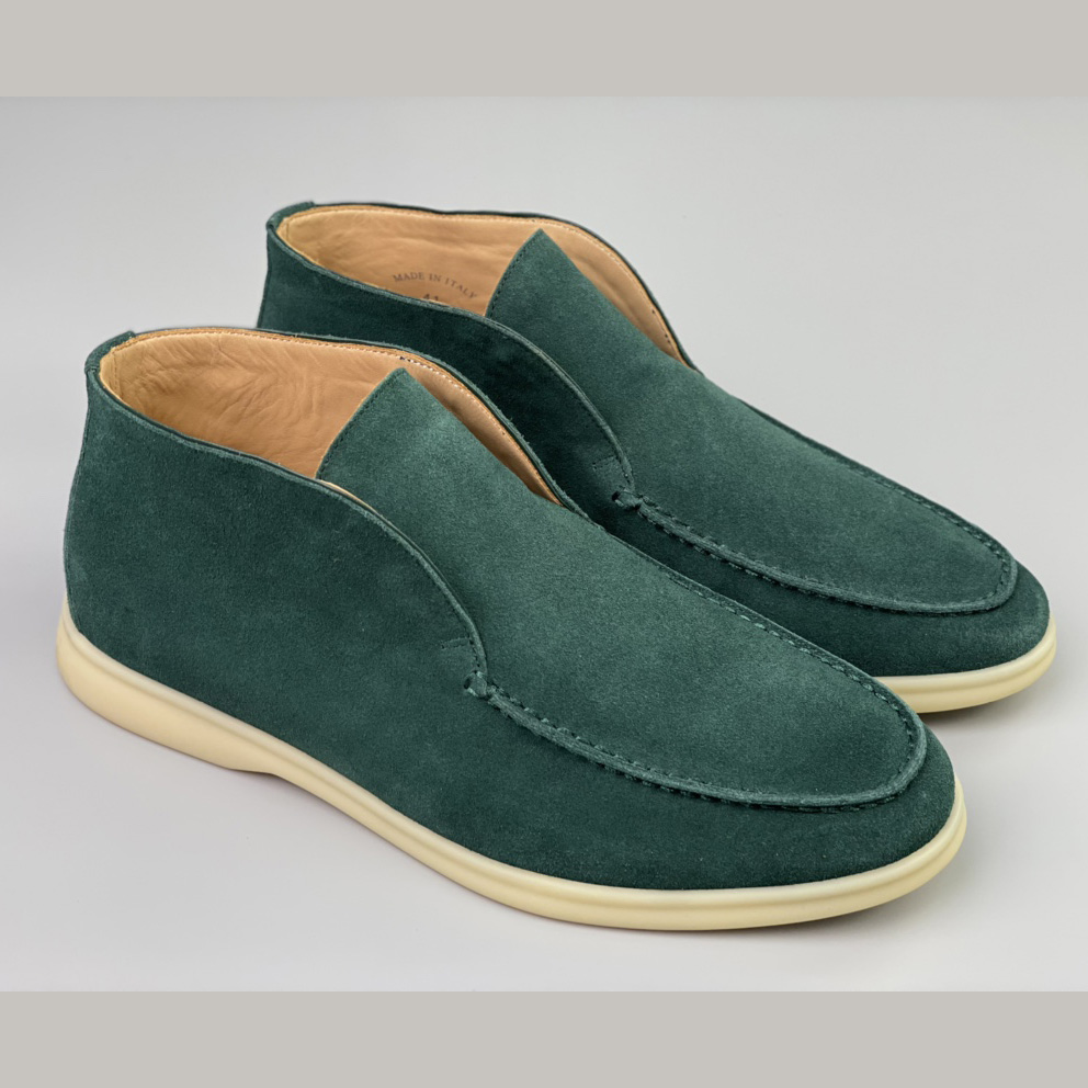 Loro Piana White Sole Summer Walk Loafers - PerfectKickZ