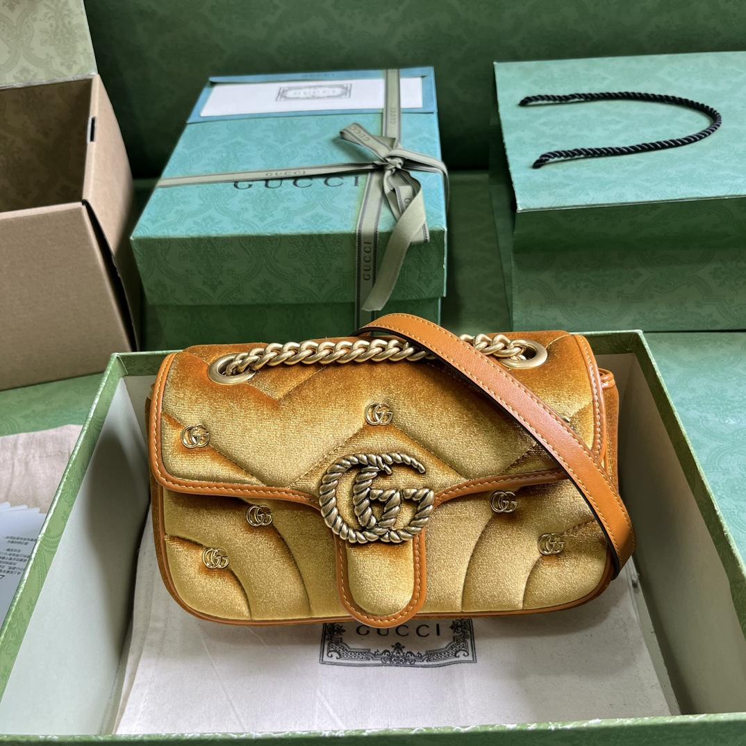 Gucci GG Marmont Mini Shoulder Bag - PerfectKickZ