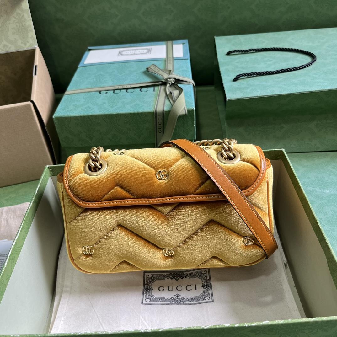Gucci GG Marmont Mini Shoulder Bag - PerfectKickZ