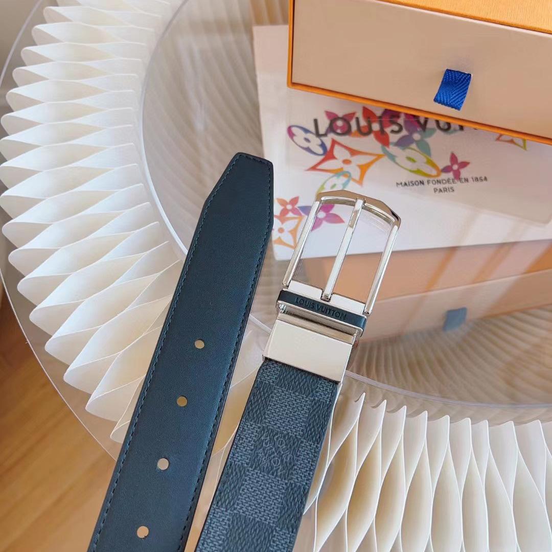 Louis Vuitton Slender 35mm Reversible Belt - PerfectKickZ