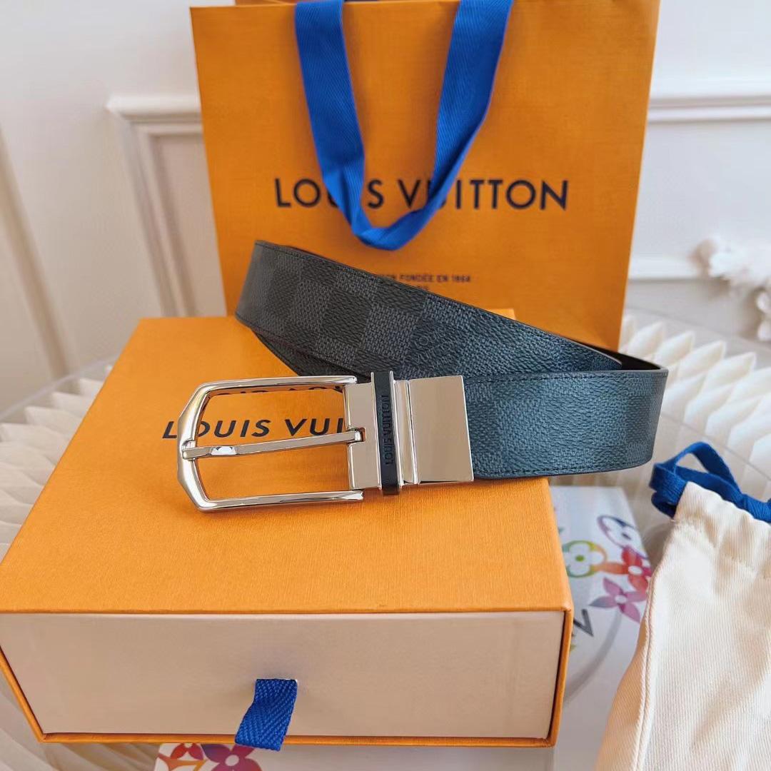 Louis Vuitton Slender 35mm Reversible Belt - PerfectKickZ