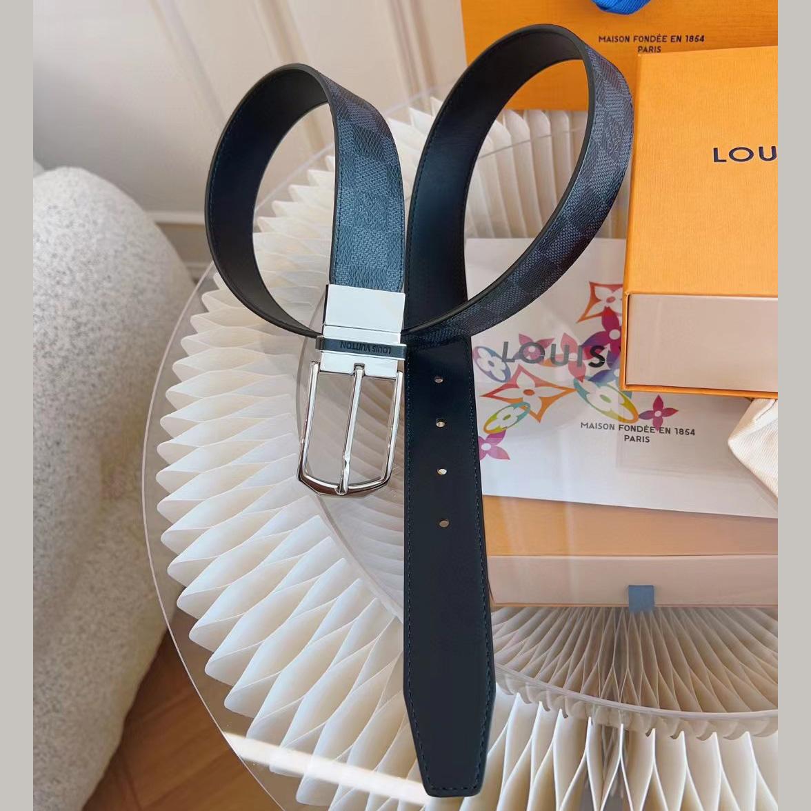 Louis Vuitton Slender 35mm Reversible Belt - PerfectKickZ