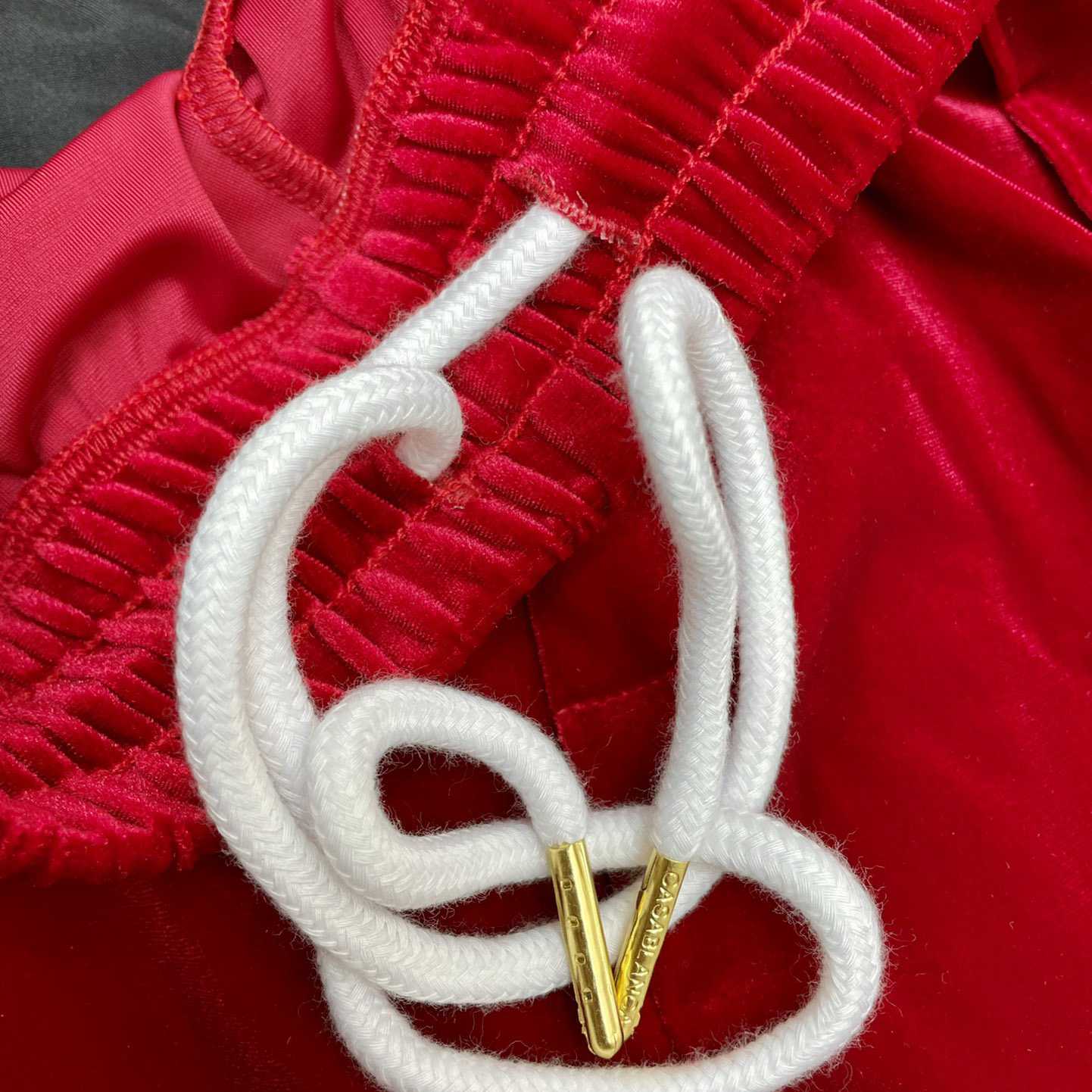Casablanca Laurel Velour Tracksuit Bottoms - PerfectKickZ