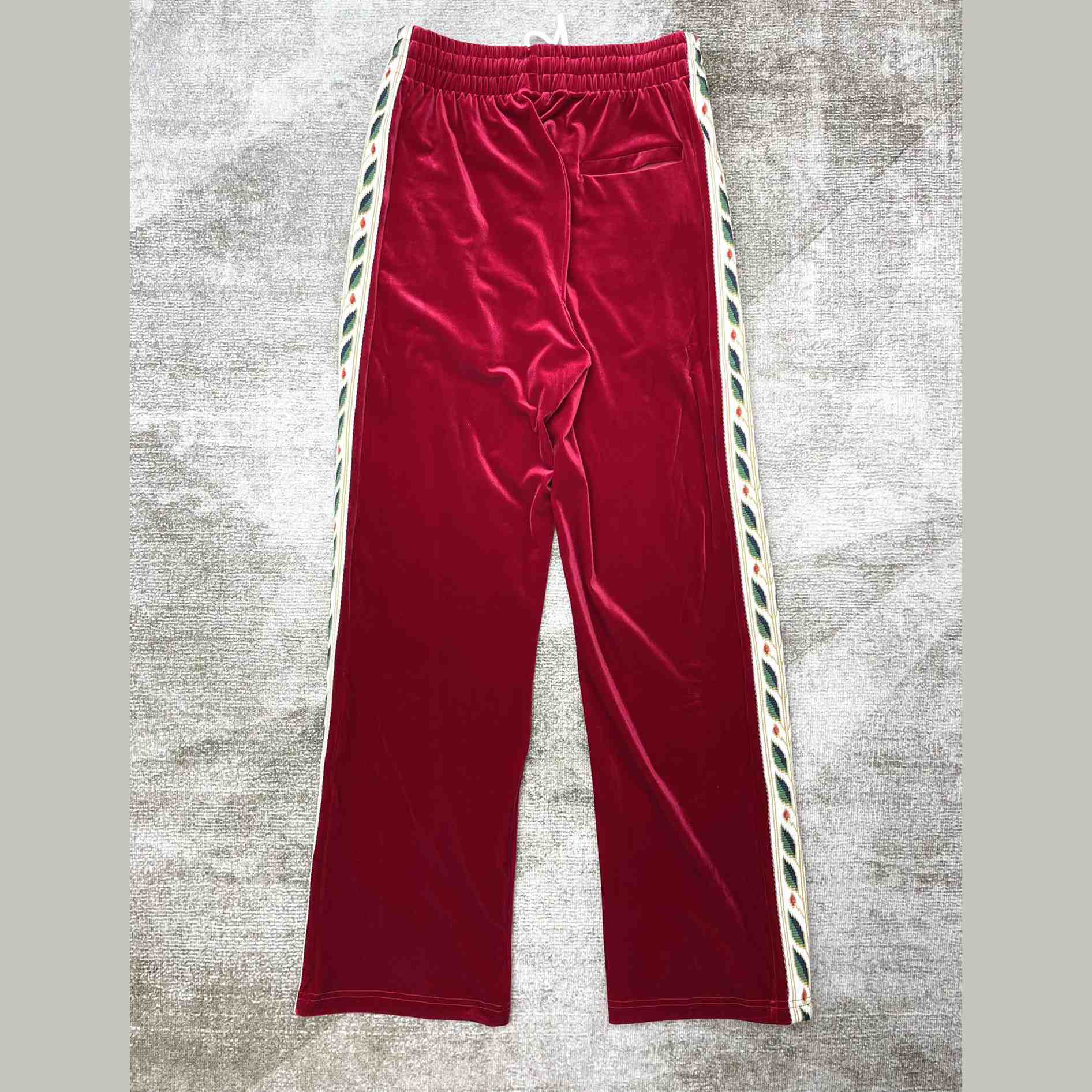 Casablanca Laurel Velour Tracksuit Bottoms - PerfectKickZ