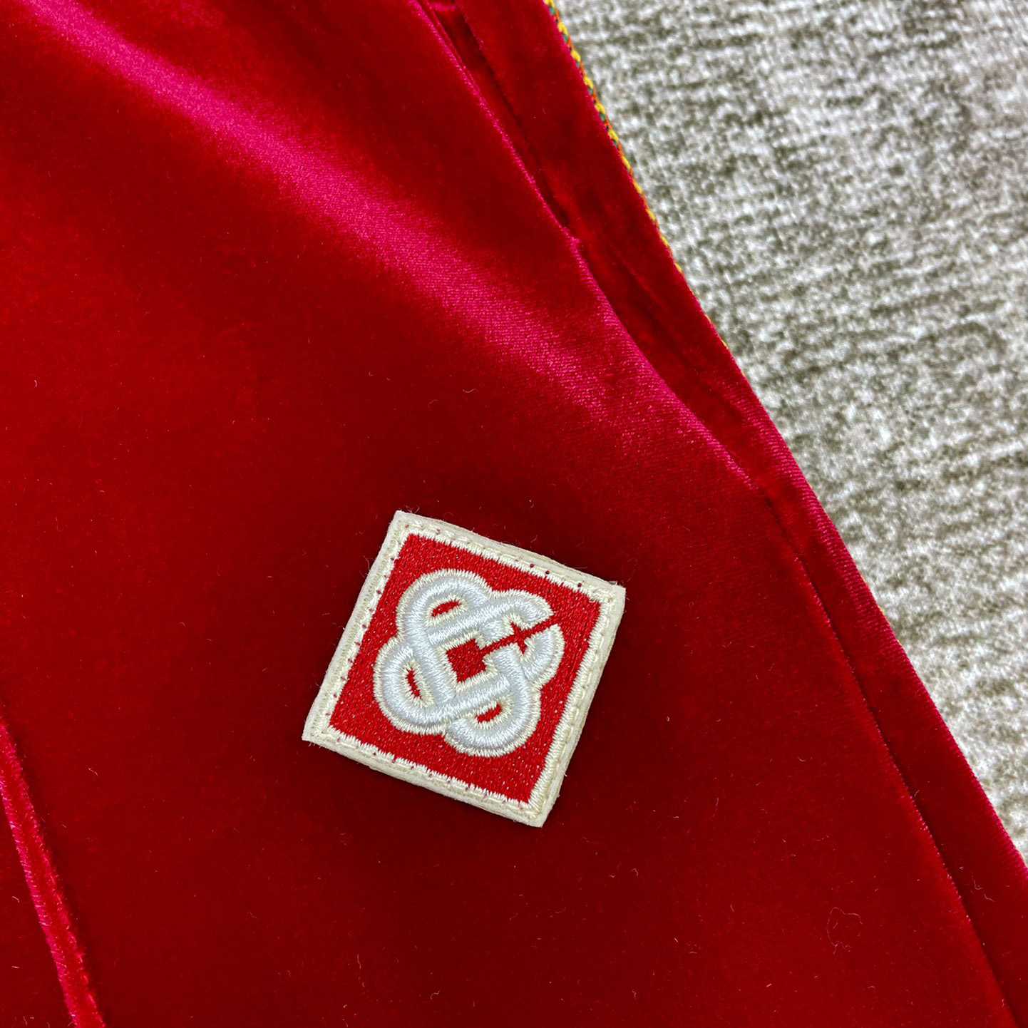 Casablanca Laurel Velour Tracksuit Bottoms - PerfectKickZ