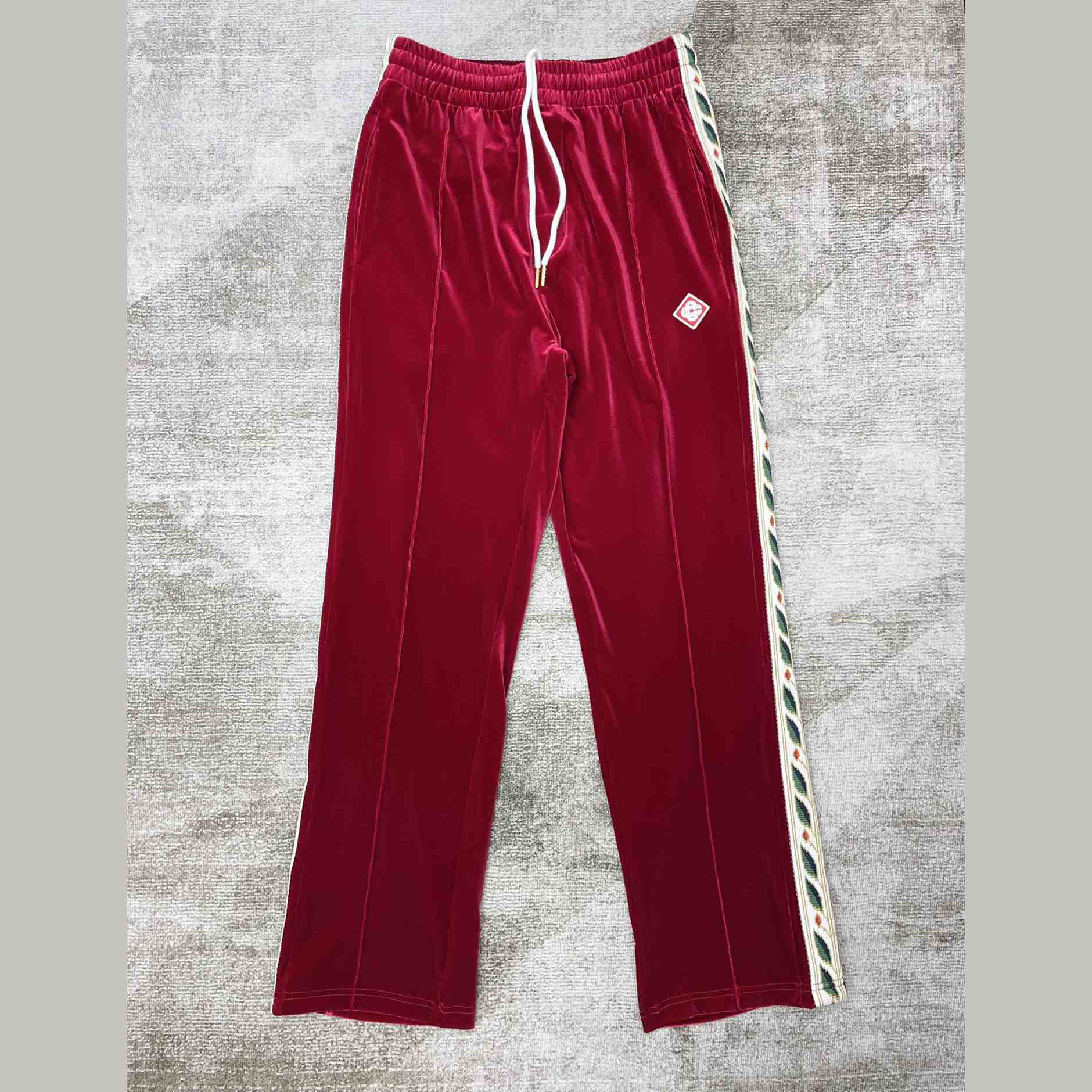 Casablanca Laurel Velour Tracksuit Bottoms - PerfectKickZ