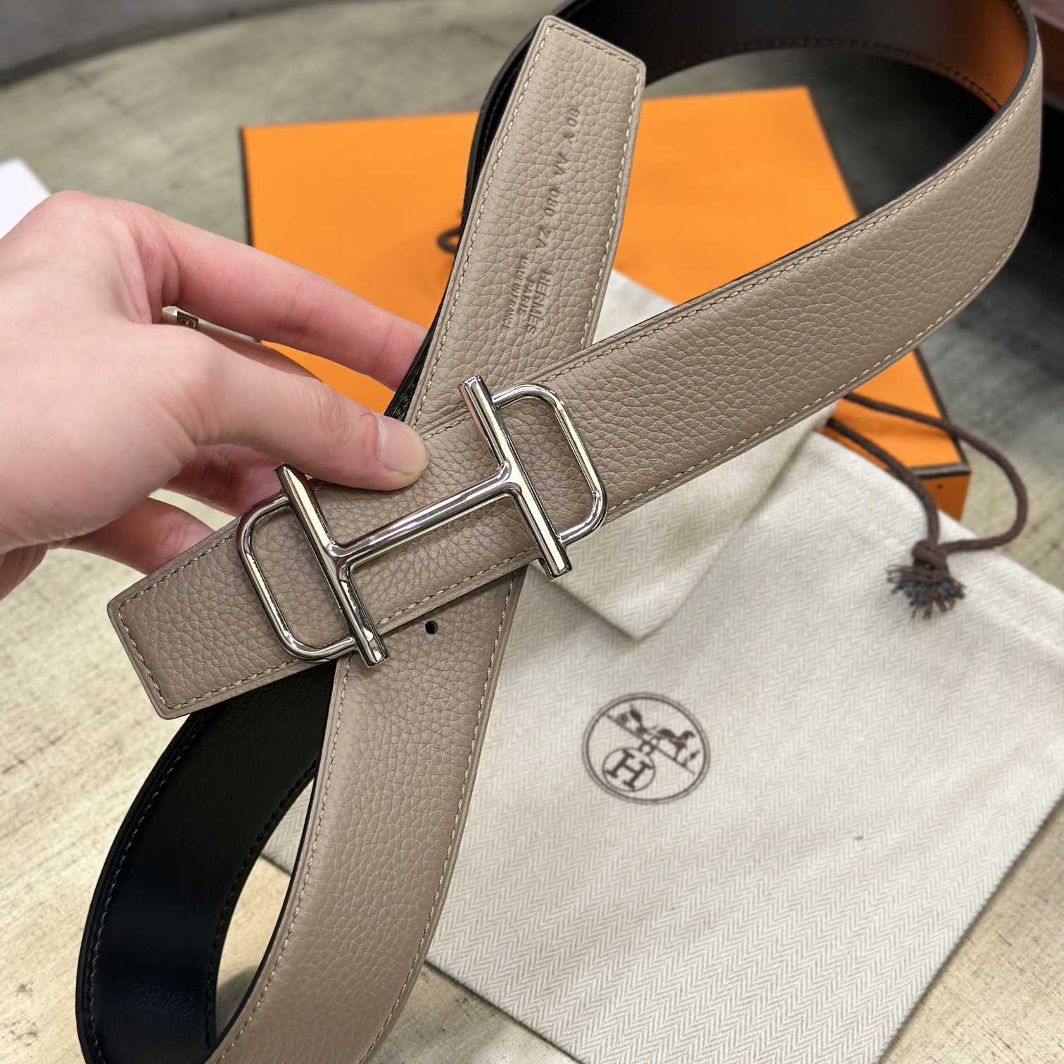 Hermes Royal Belt Buckle & Reversible Leather Strap 38 mm - PerfectKickZ