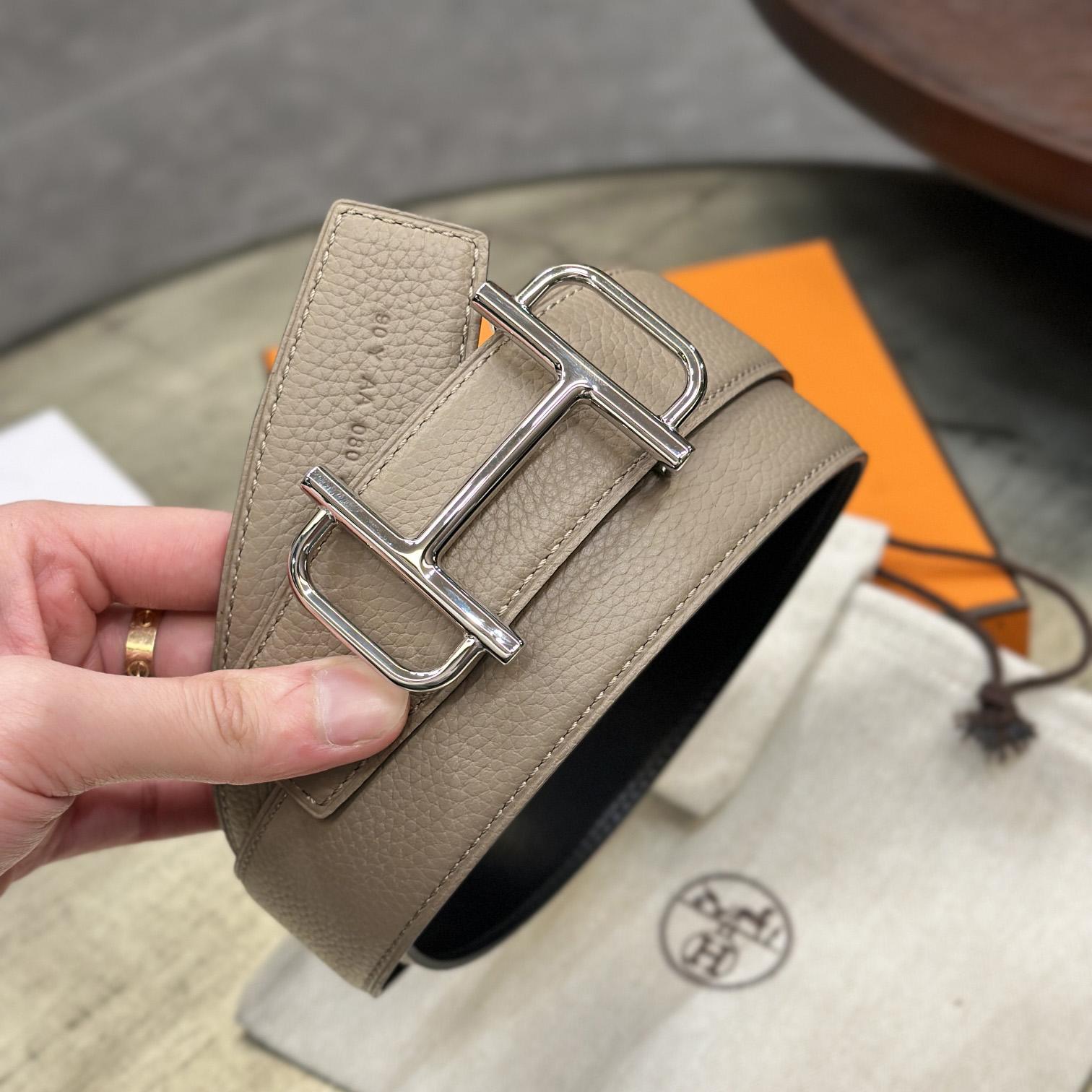 Hermes Royal Belt Buckle & Reversible Leather Strap 38 mm - PerfectKickZ