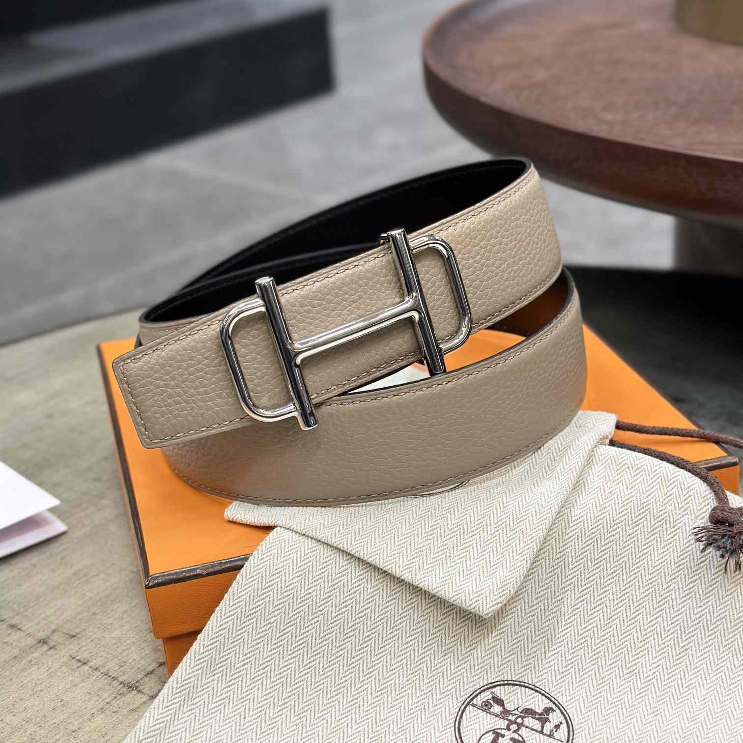 Hermes Royal Belt Buckle & Reversible Leather Strap 38 mm - PerfectKickZ
