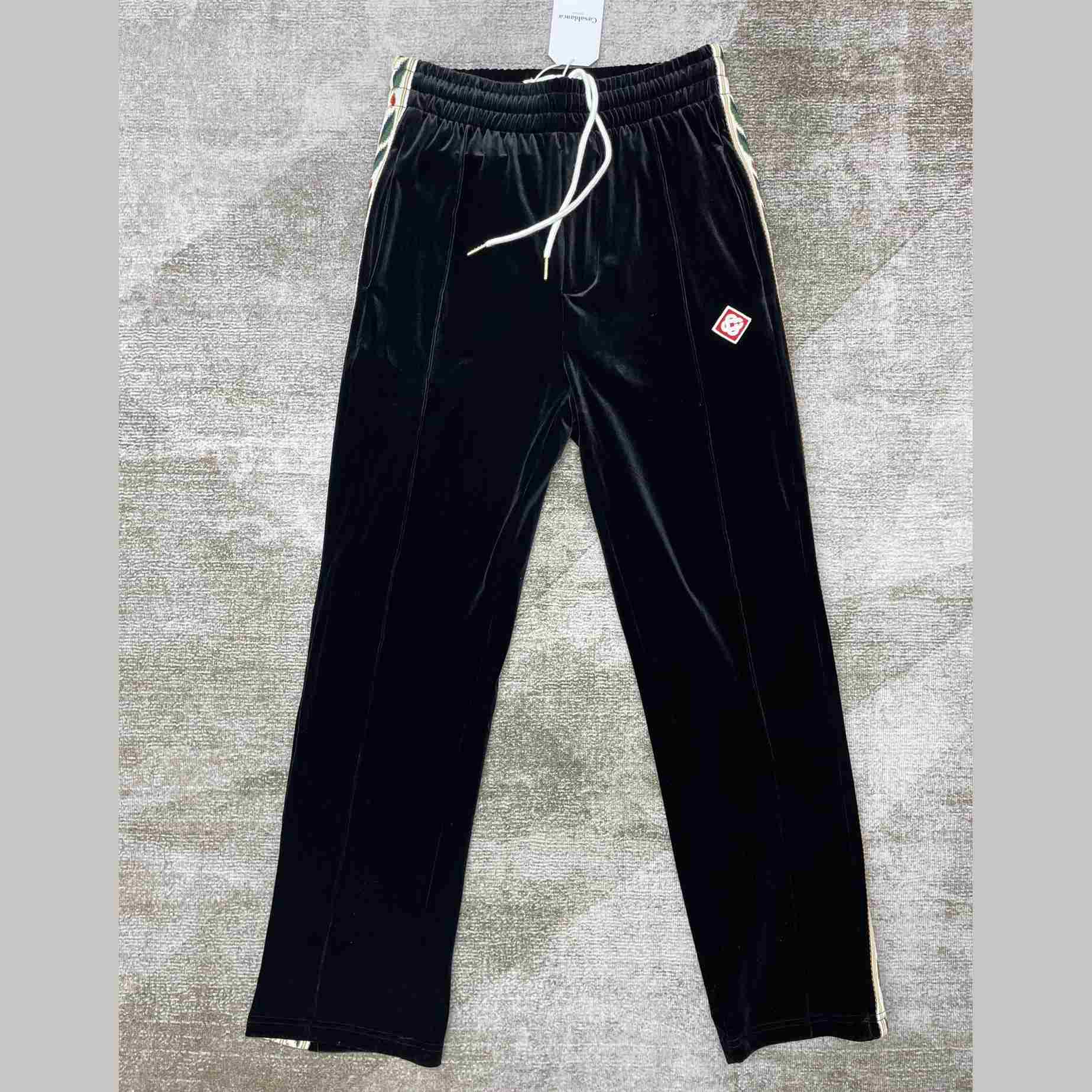 Casablanca Laurel Velour Tracksuit Bottoms - PerfectKickZ