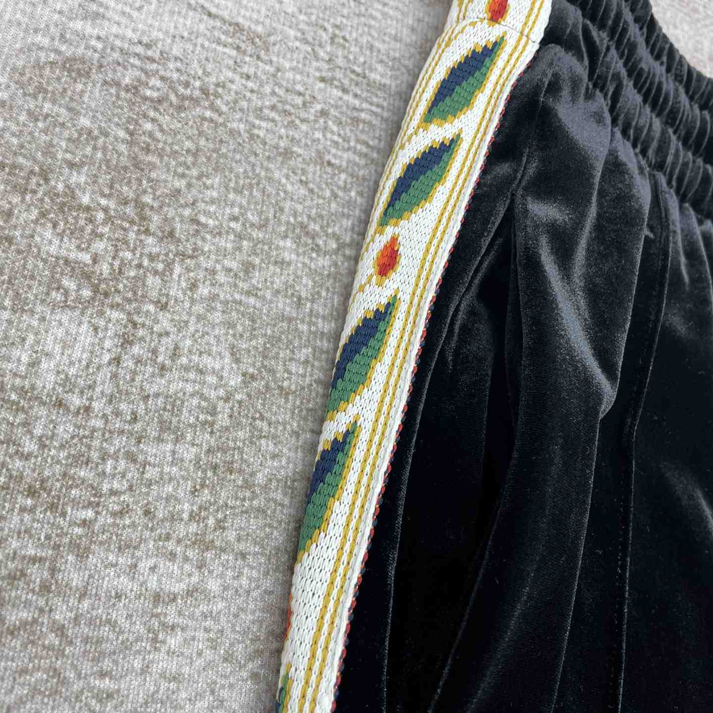 Casablanca Laurel Velour Tracksuit Bottoms - PerfectKickZ