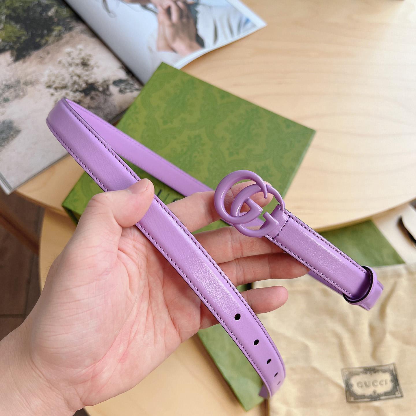 Gucci GG Marmont Reversible Thin Belt - PerfectKickZ
