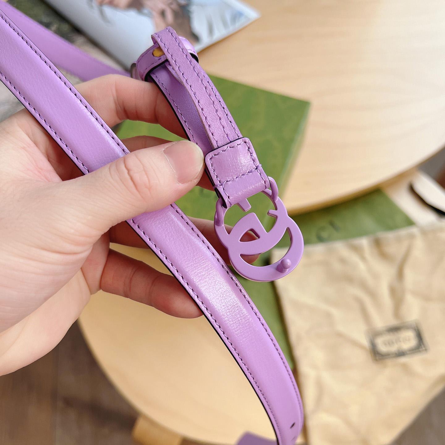 Gucci GG Marmont Reversible Thin Belt - PerfectKickZ