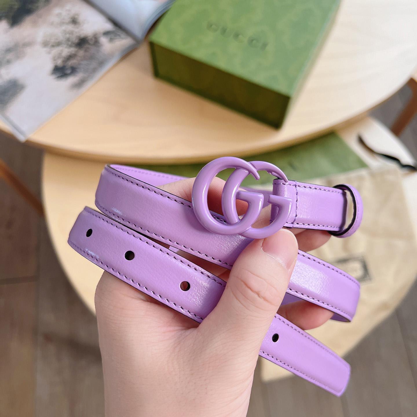 Gucci GG Marmont Reversible Thin Belt - PerfectKickZ
