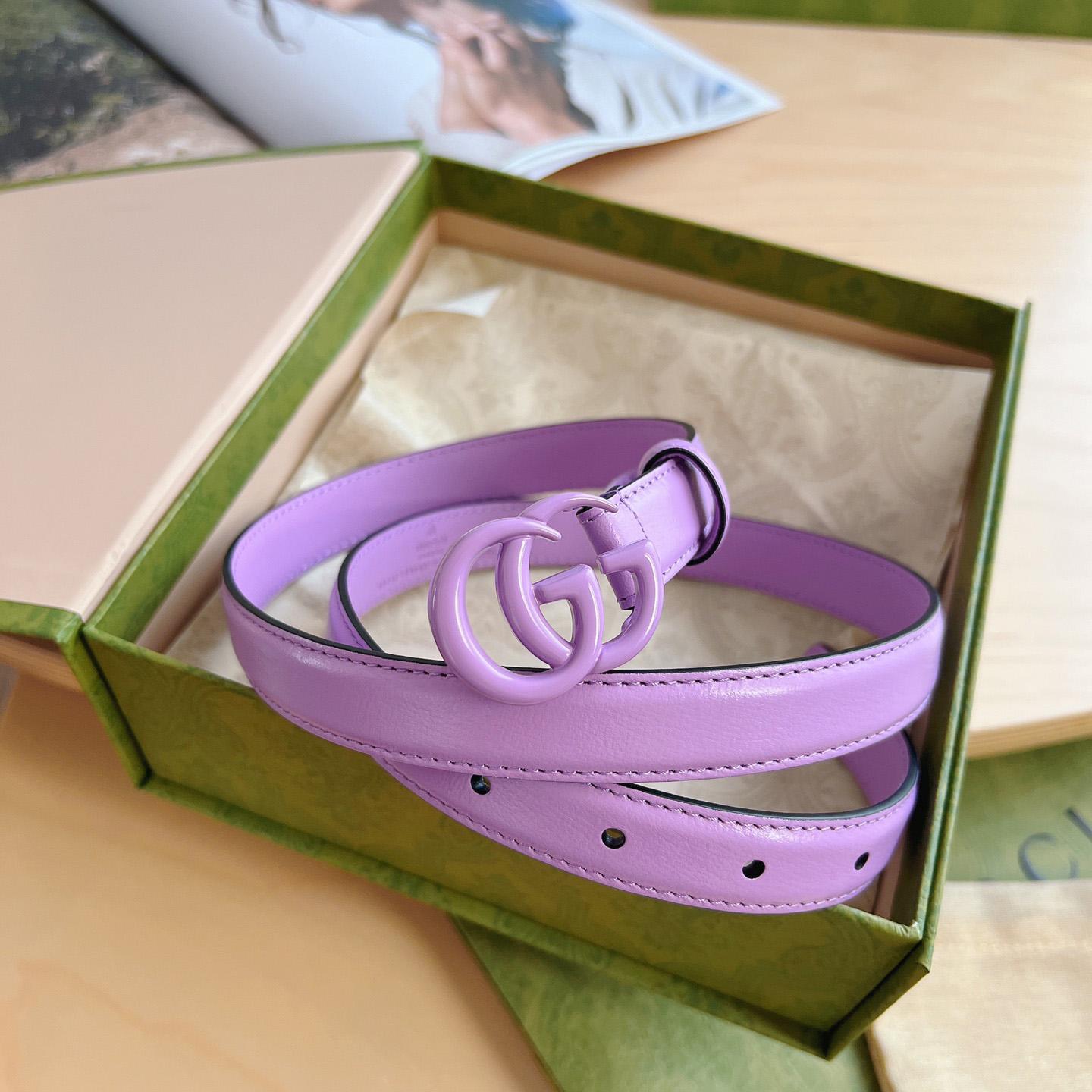Gucci GG Marmont Reversible Thin Belt - 