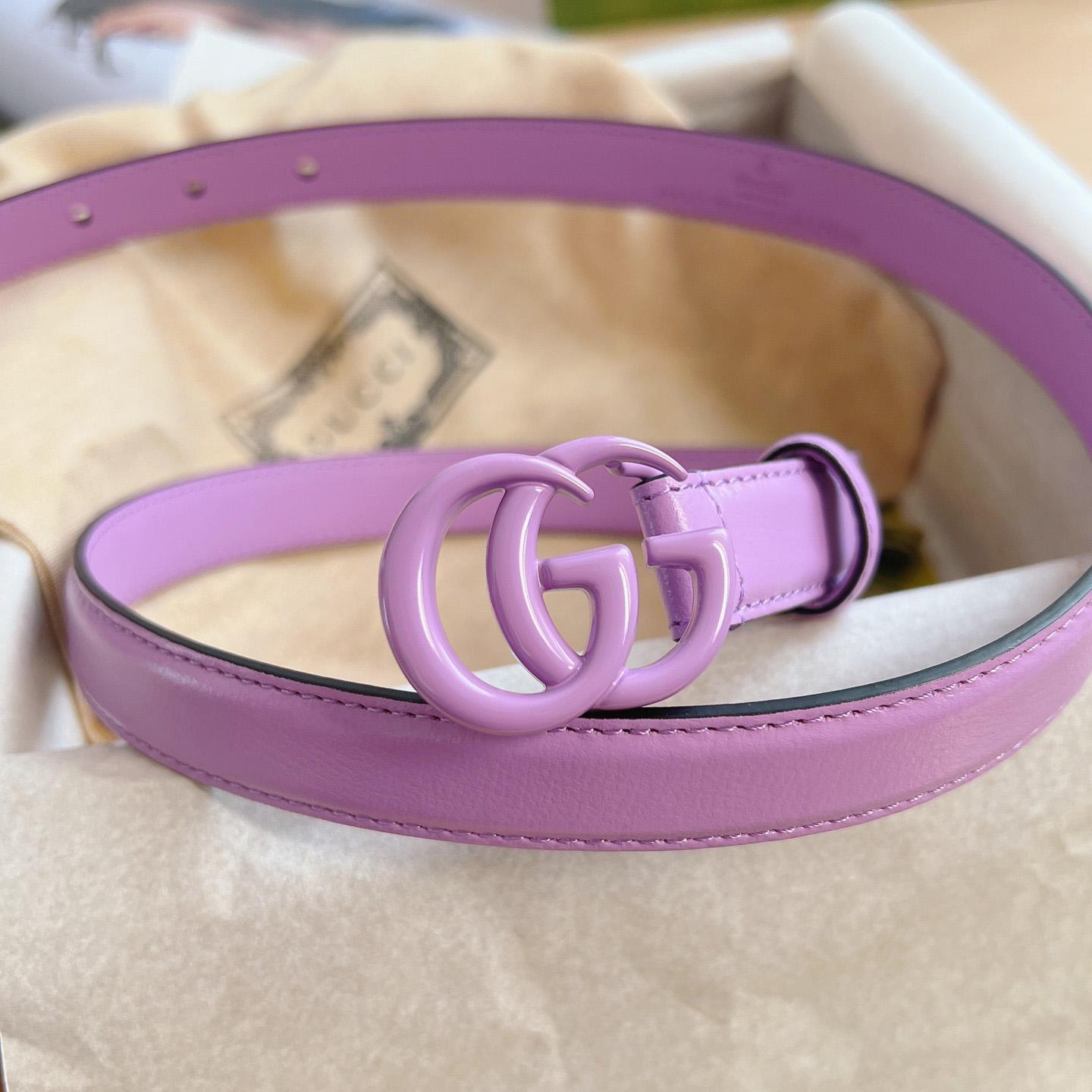 Gucci GG Marmont Reversible Thin Belt - 