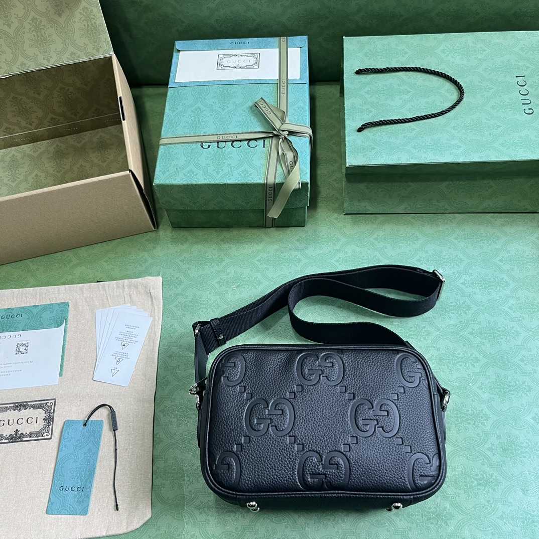 Gucci Jumbo GG Medium Messenger Bag - PerfectKickZ