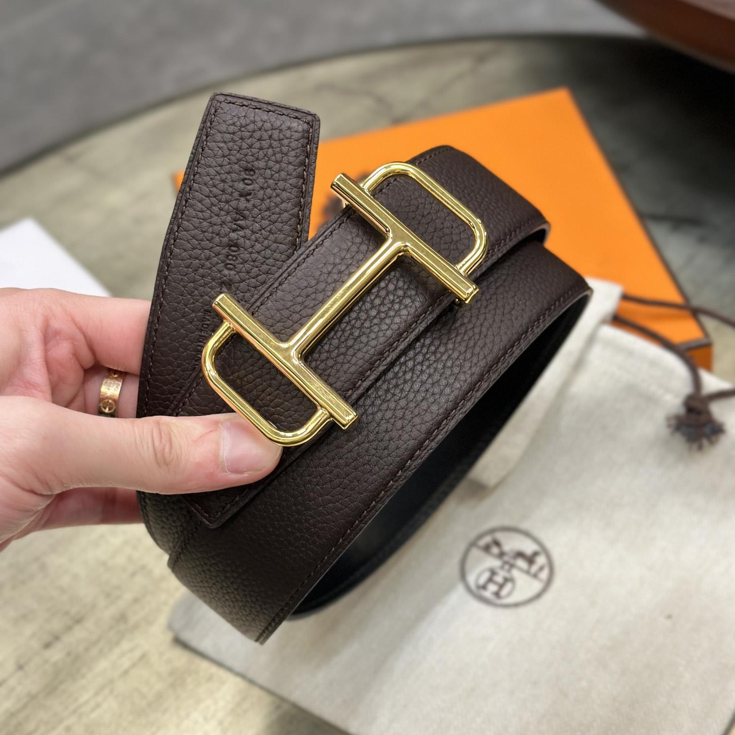 Hermes Royal Belt Buckle & Reversible Leather Strap 38 mm - PerfectKickZ