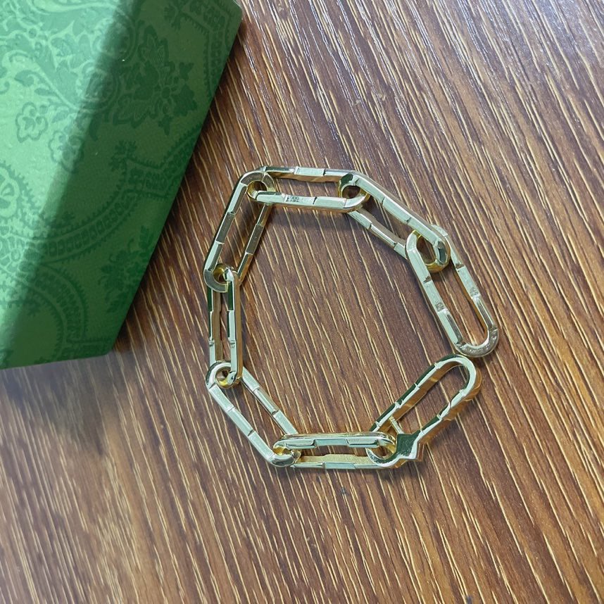 Gucci Link To Love Wide Chain Bracelet - PerfectKickZ