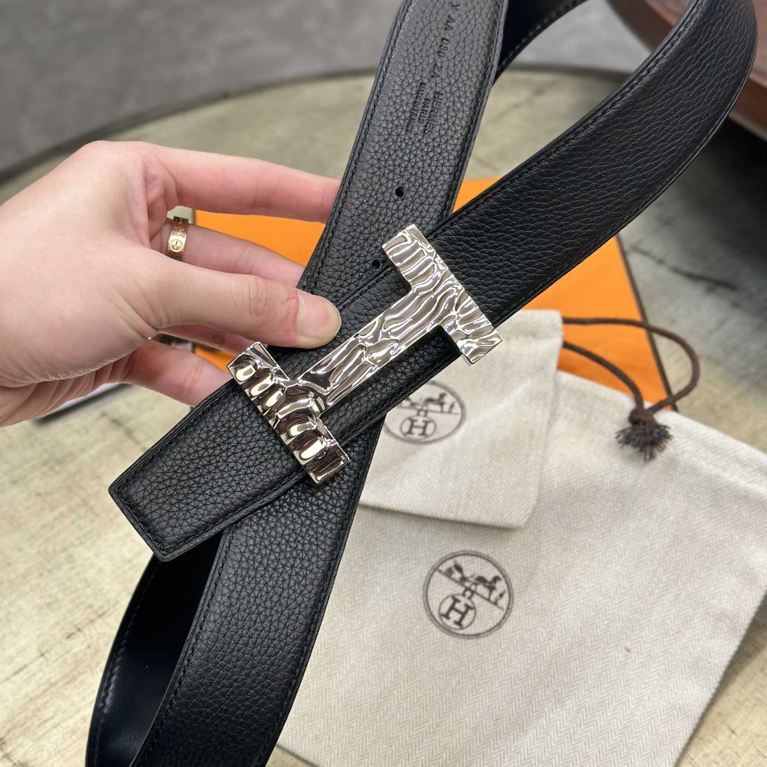Hermes Quizz H2O Belt buckle & Reversible Leather Strap 38 mm - PerfectKickZ