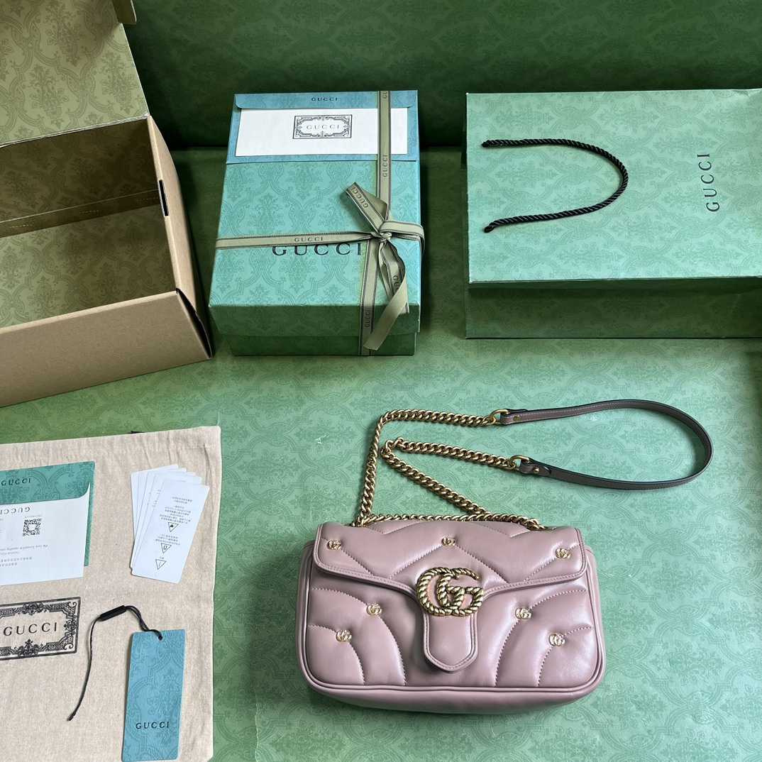 Gucci GG Marmont Small Shoulder Bag - PerfectKickZ