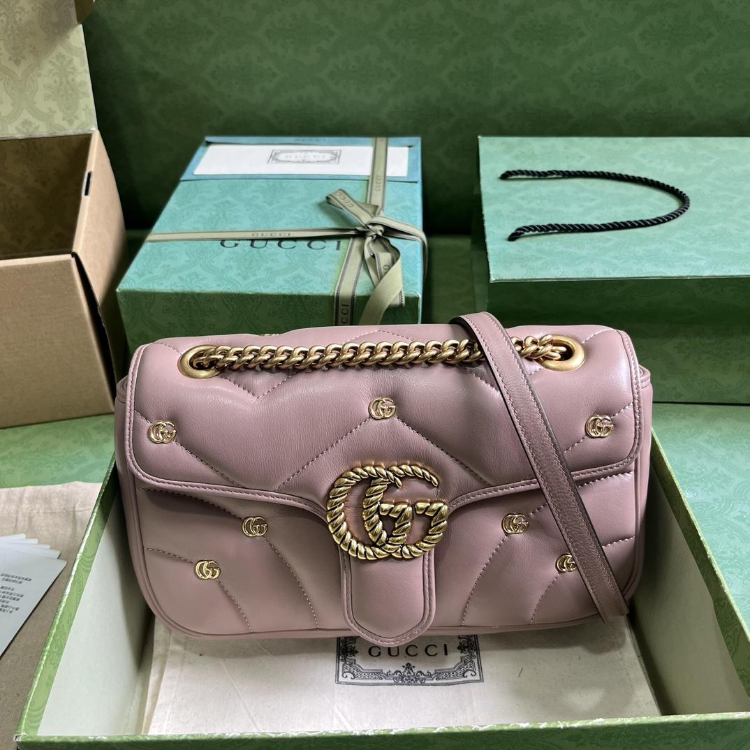 Gucci GG Marmont Small Shoulder Bag - PerfectKickZ