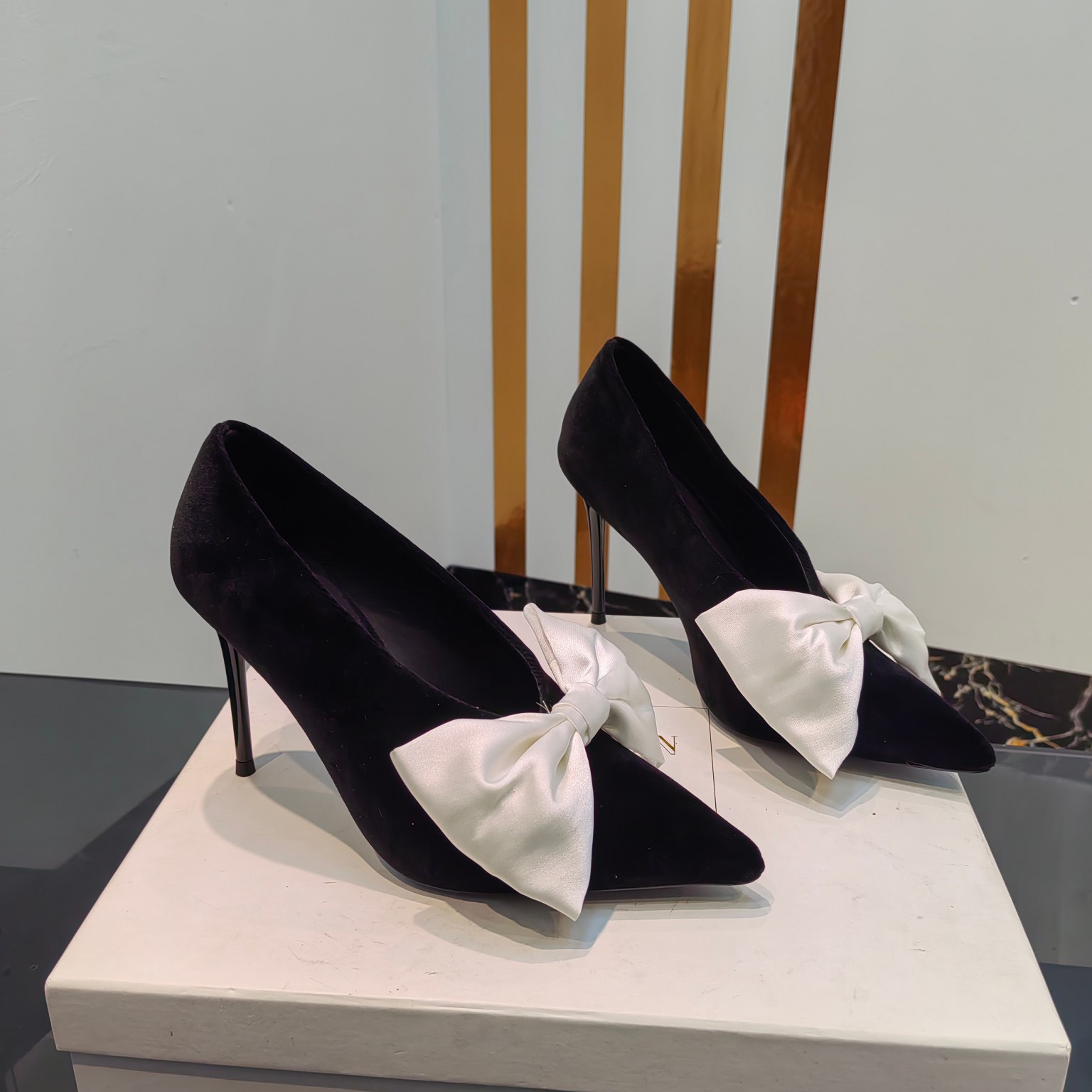 Balmain Velvet Clara Stilettos - PerfectKickZ