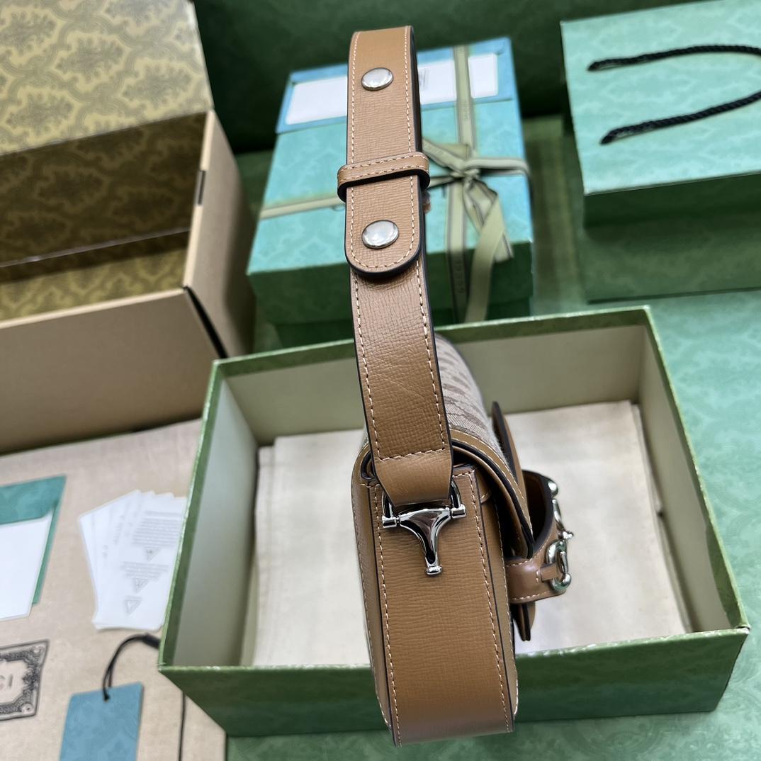 Gucci Horsebit 1955 Small Shoulder Bag - PerfectKickZ