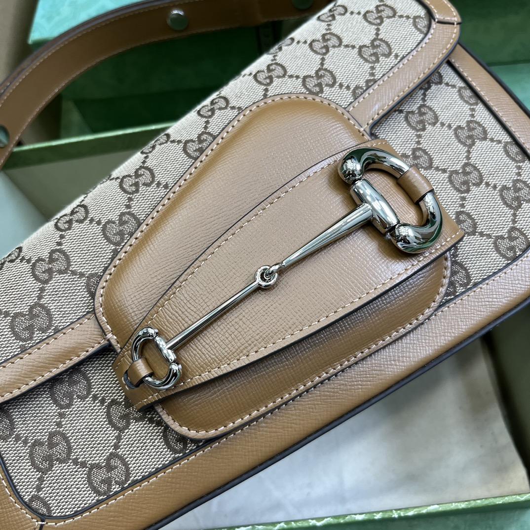 Gucci Horsebit 1955 Small Shoulder Bag - PerfectKickZ