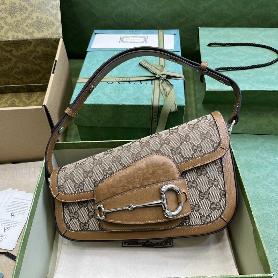 Gucci Horsebit 1955 Small Shoulder Bag - PerfectKickZ