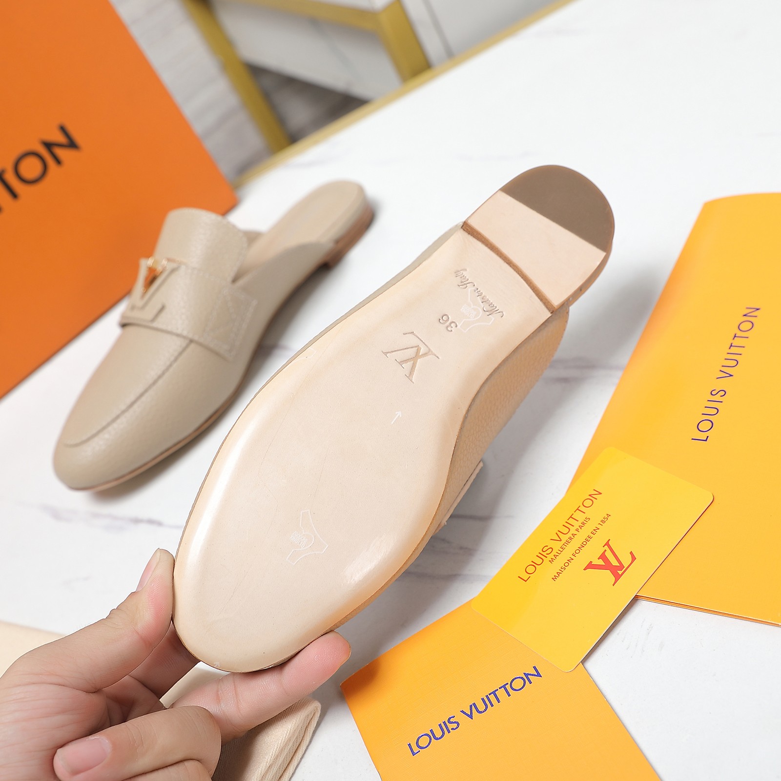 Louis Vuitton LV Capri Open Back Loafer - PerfectKickZ