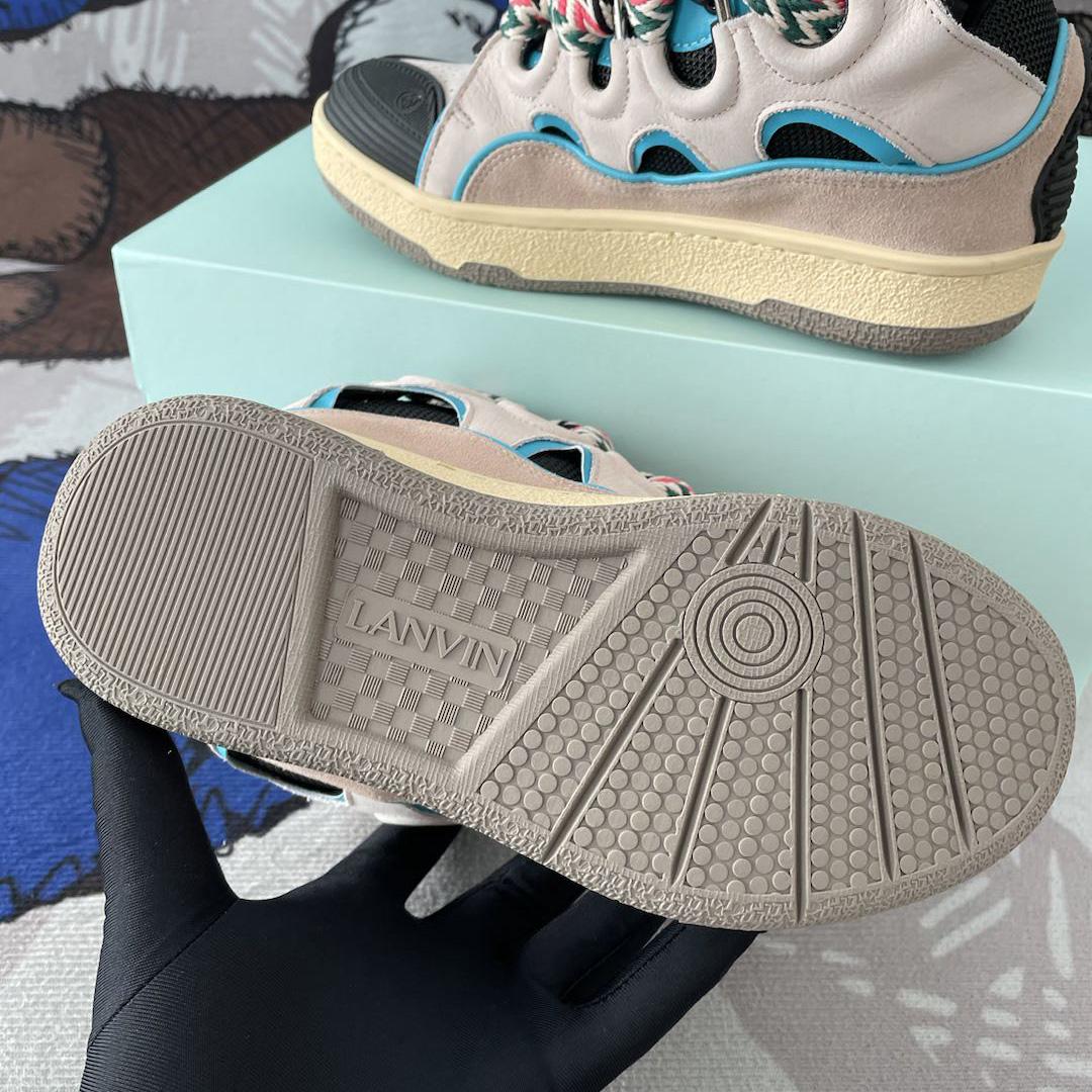 Lanvin Curb Sneaker 'Ecru Black' - PerfectKickZ