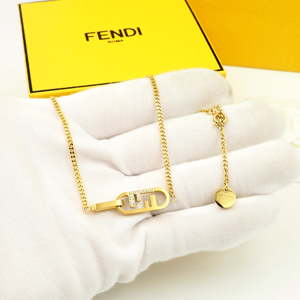 Fendi O’Lock Necklace - PerfectKickZ