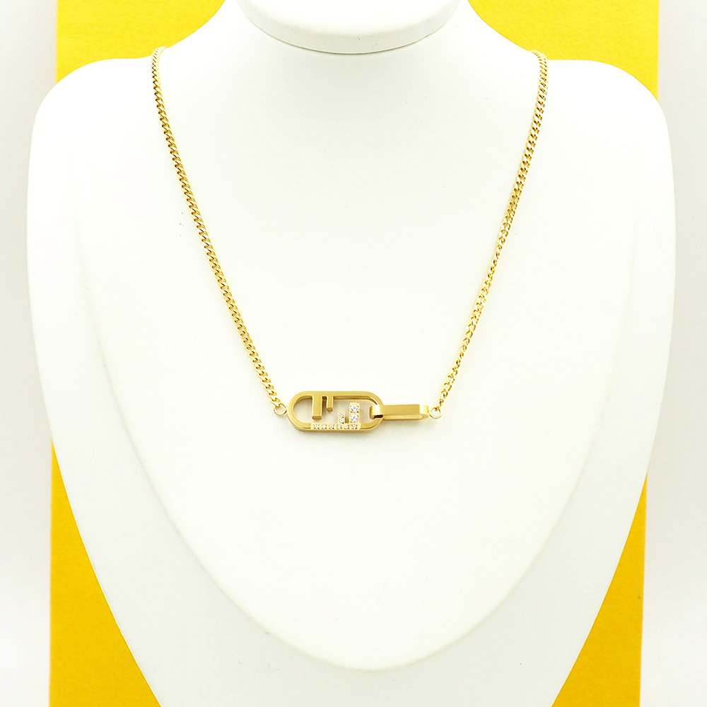 Fendi O’Lock Necklace - PerfectKickZ