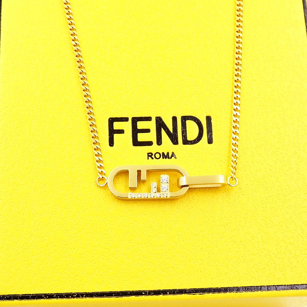 Fendi O’Lock Necklace - PerfectKickZ