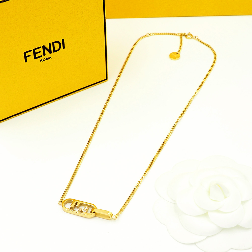 Fendi O’Lock Necklace - PerfectKickZ