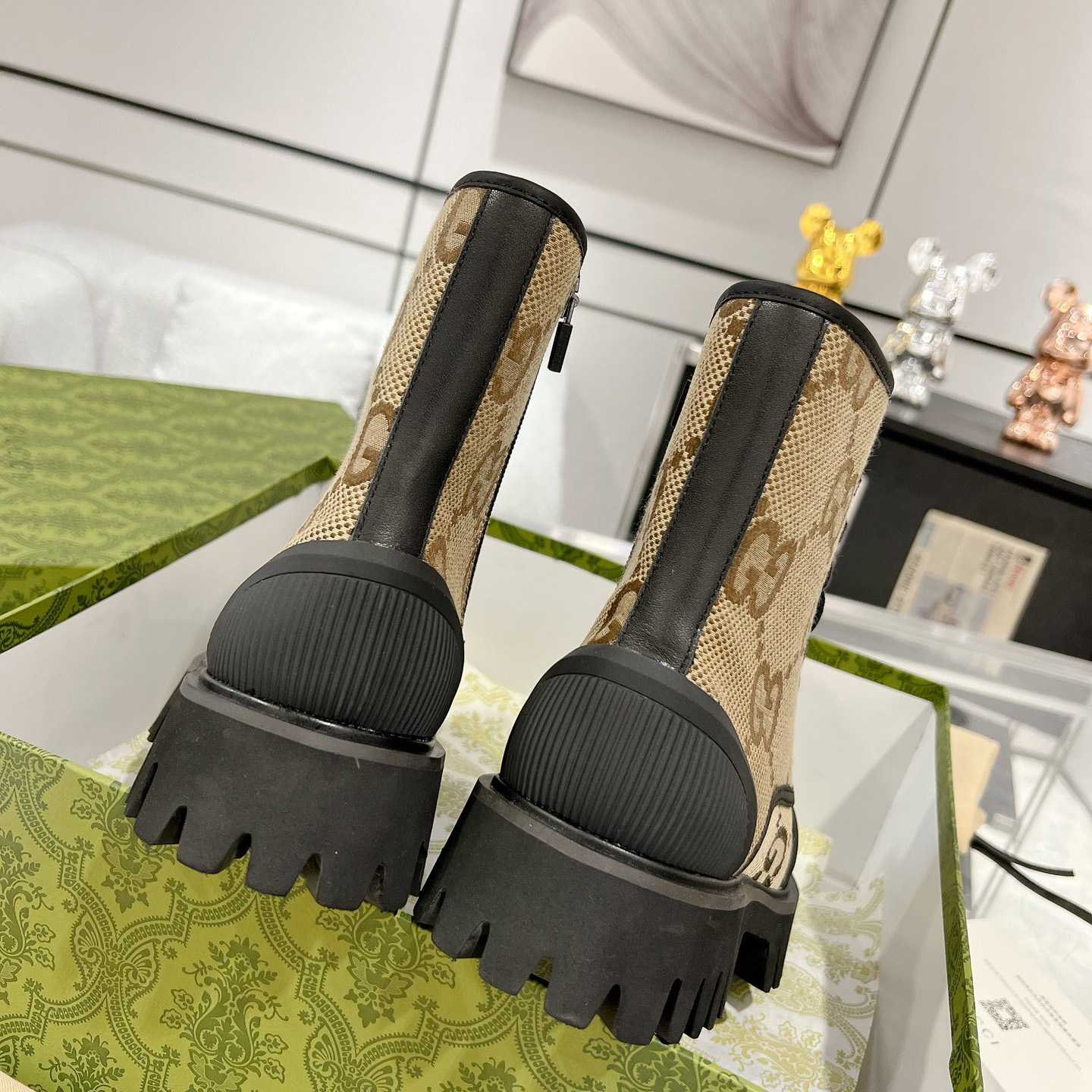 Gucci Original GG Canvas Boots  - PerfectKickZ
