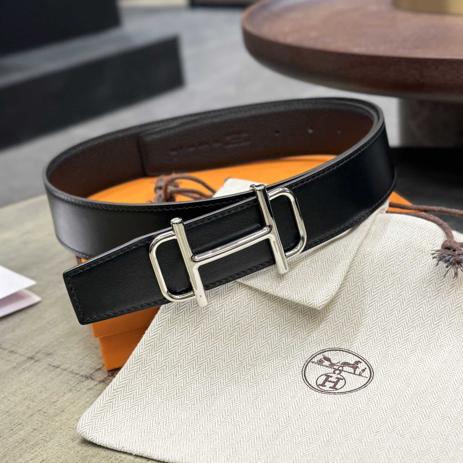 Hermes Royal Belt Buckle & Reversible Leather Strap 38 mm - PerfectKickZ