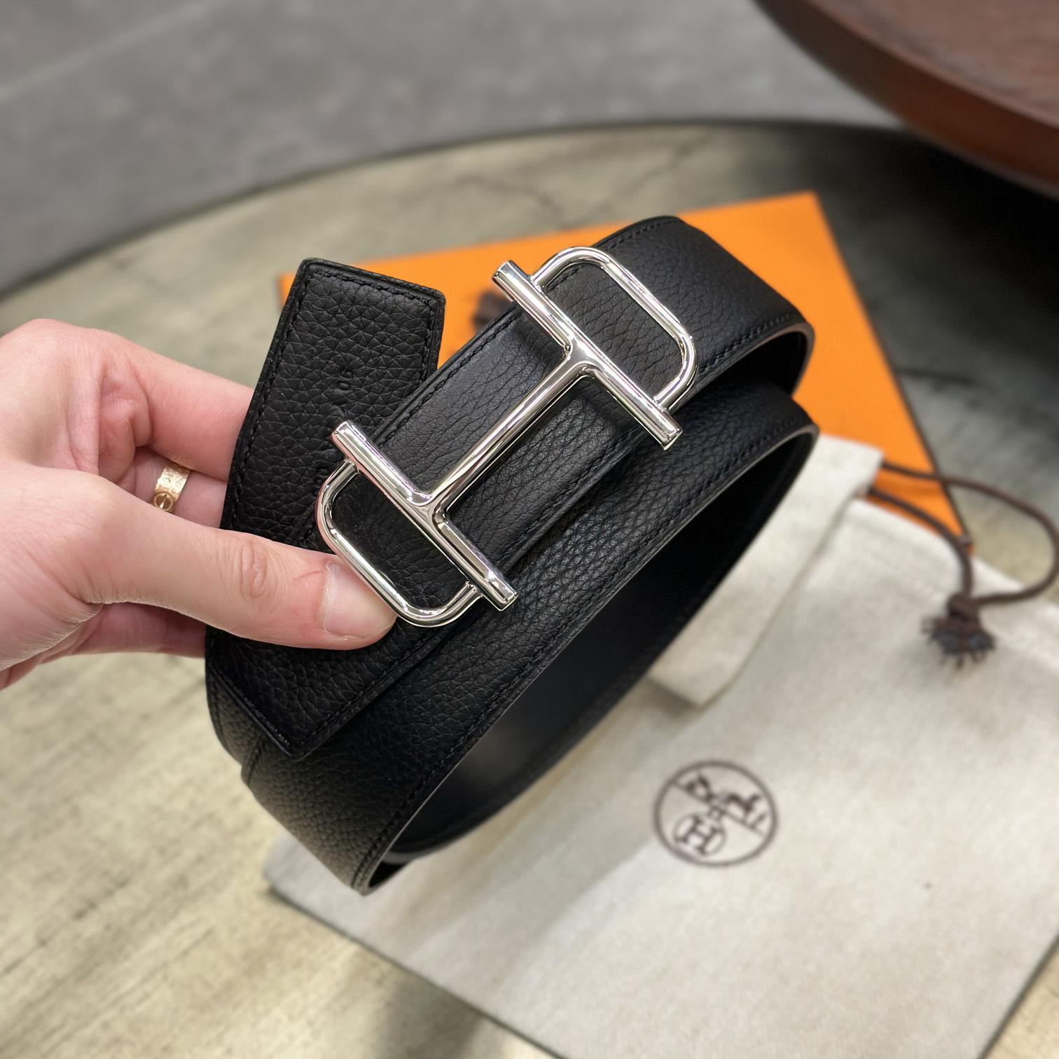 Hermes Royal Belt Buckle & Reversible Leather Strap 38 mm - PerfectKickZ