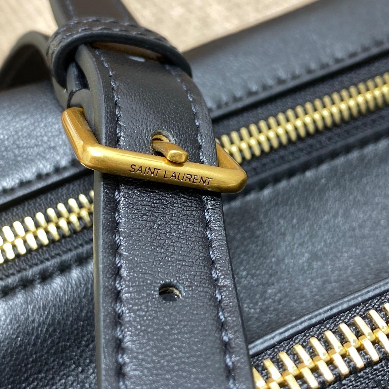 Saint Laurent Lyia Duffle In Quilted Lambskin - PerfectKickZ